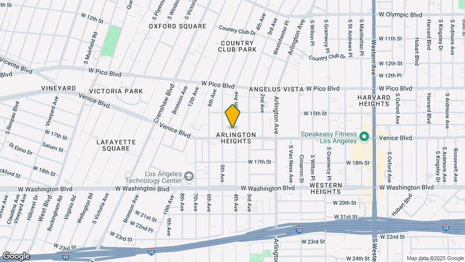 1545 4th Ave Map and Location Details