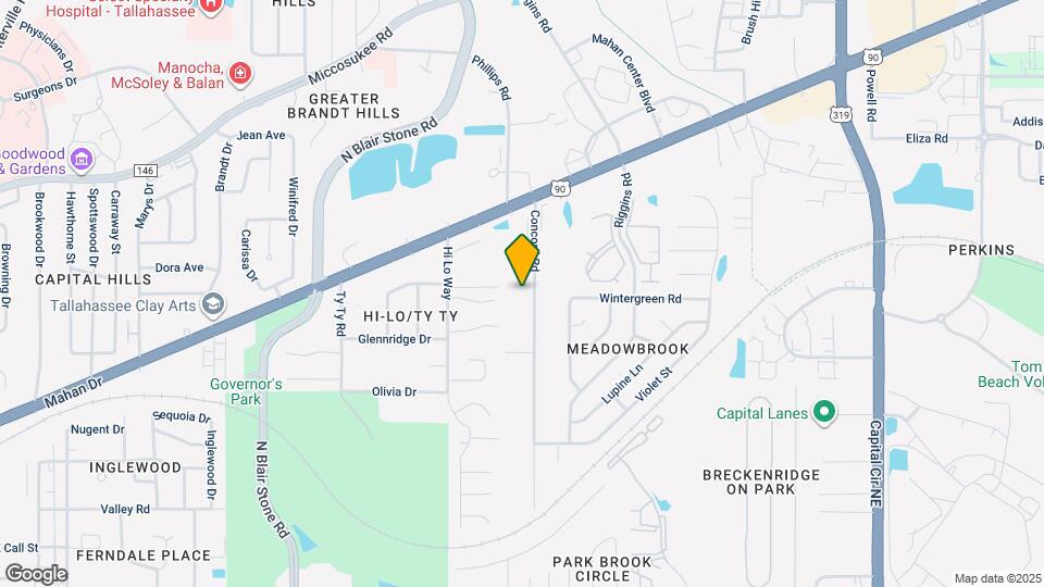 824 Concord Rd Map and Location Details