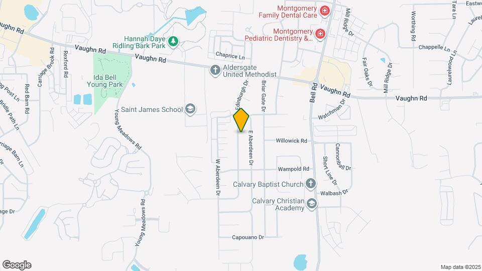 2125 Edinburgh Dr Map and Location Details