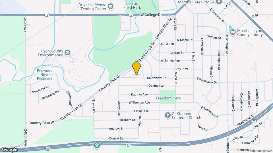 606 Southview Dr Map and Location Details