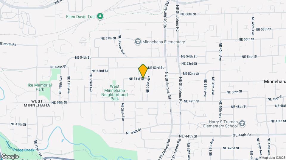 5105 NE 28th Ave Map and Location Details