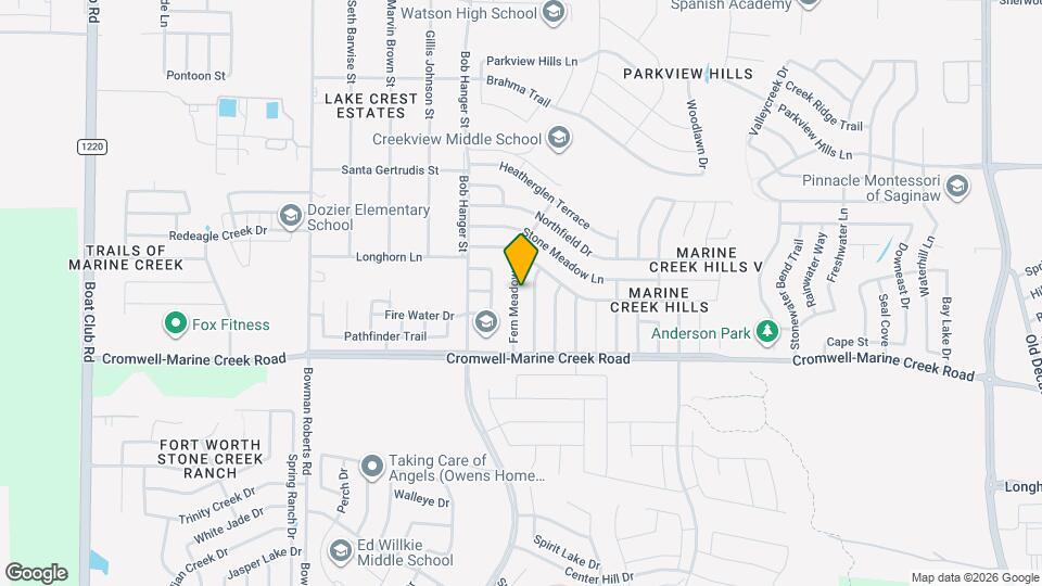 6404 Fern Meadow Dr Mapa y Detalles de la Ubicación