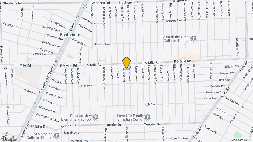 22510 Cushing Ave Map and Location Details