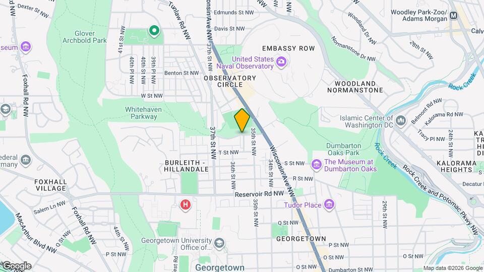 1934 35th Pl NW Map and Location Details