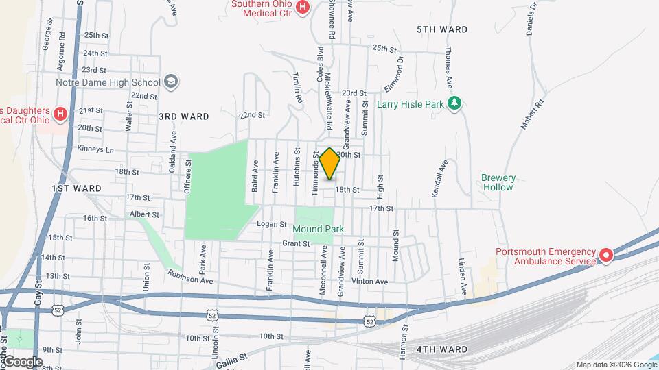 1921 18th St Map and Location Details