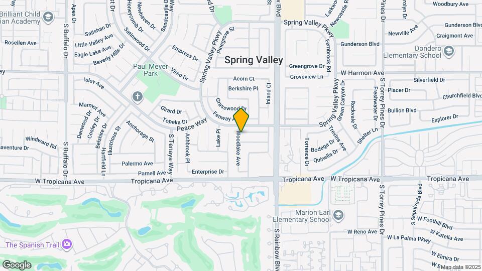 7053 Mountain Meadow Ln Map and Location Details