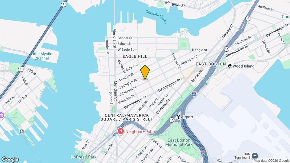 126 Princeton St Map and Location Details