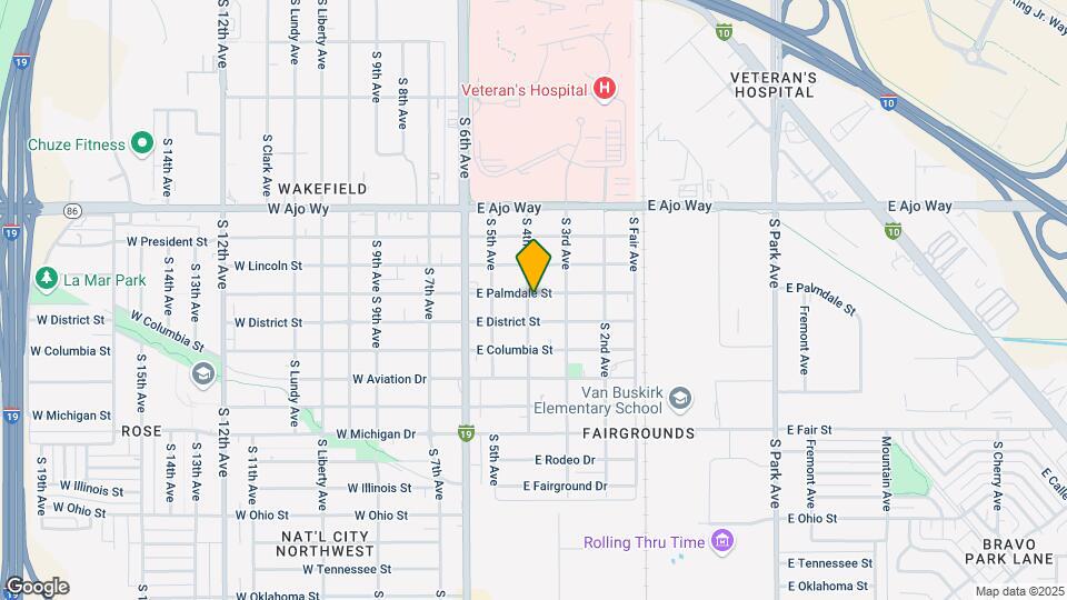 4107 S 4th Ave Mapa y Detalles de la Ubicación