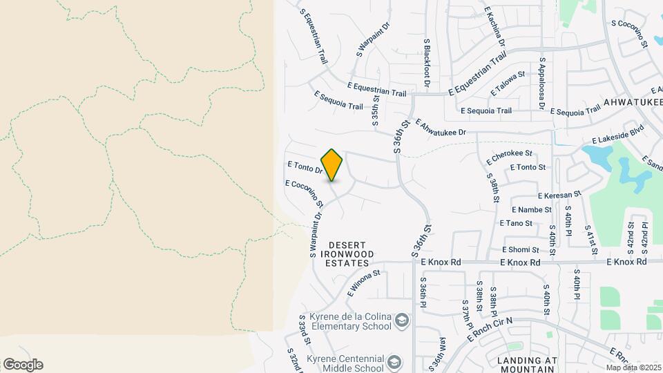 221 E Tonto Dr Map and Location Details
