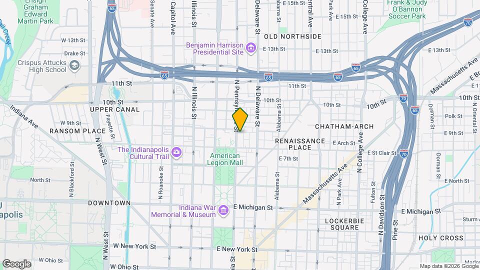103 E 9th St, Unit Apartment 32 Map and Location Details