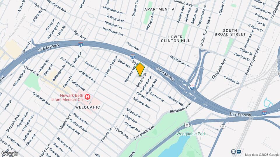921-923 Bergen St Map and Location Details