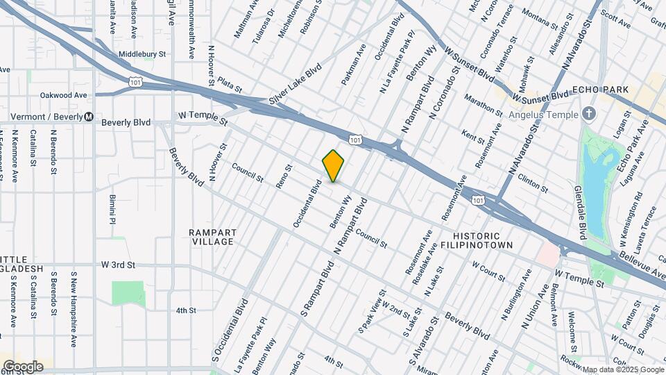 2730 W Temple St Mapa y Detalles de la Ubicación