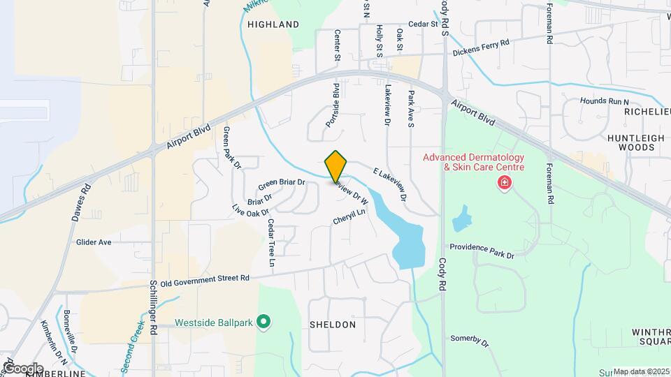 408 Lakeview Dr W Map and Location Details