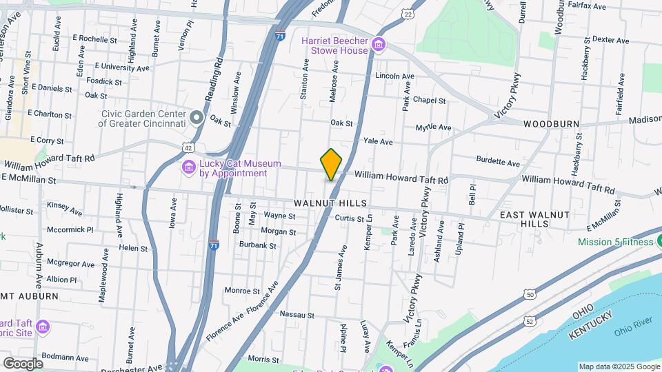 2527 Gilbert Ave Mapa y Detalles de la Ubicación