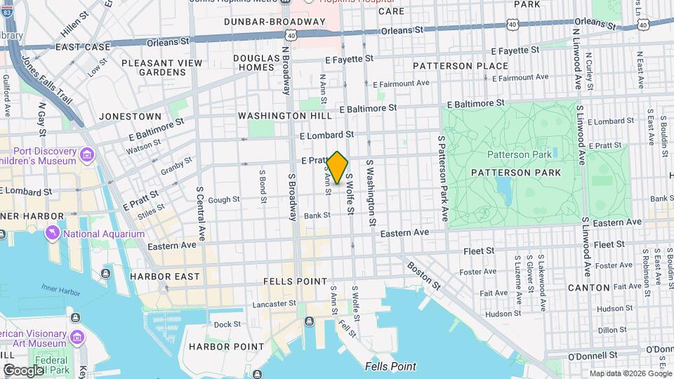 1816 Gough St Map and Location Details