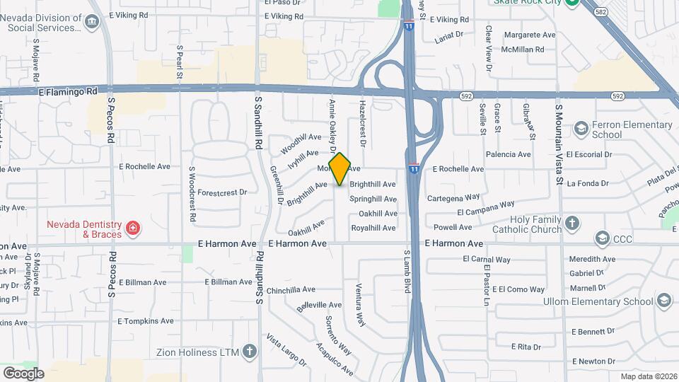 4364 Annie Oakley Dr Map and Location Details