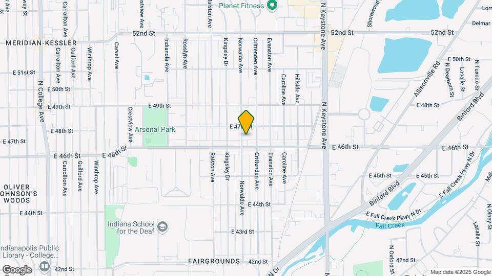 4617 Norwaldo Ave Map and Location Details