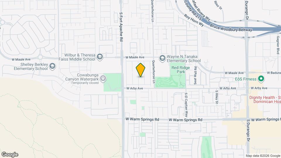 7036 Azure Beach St Map and Location Details