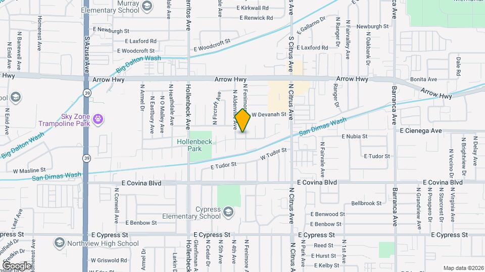 1305 N Fenimore Ave Mapa y Detalles de la Ubicación