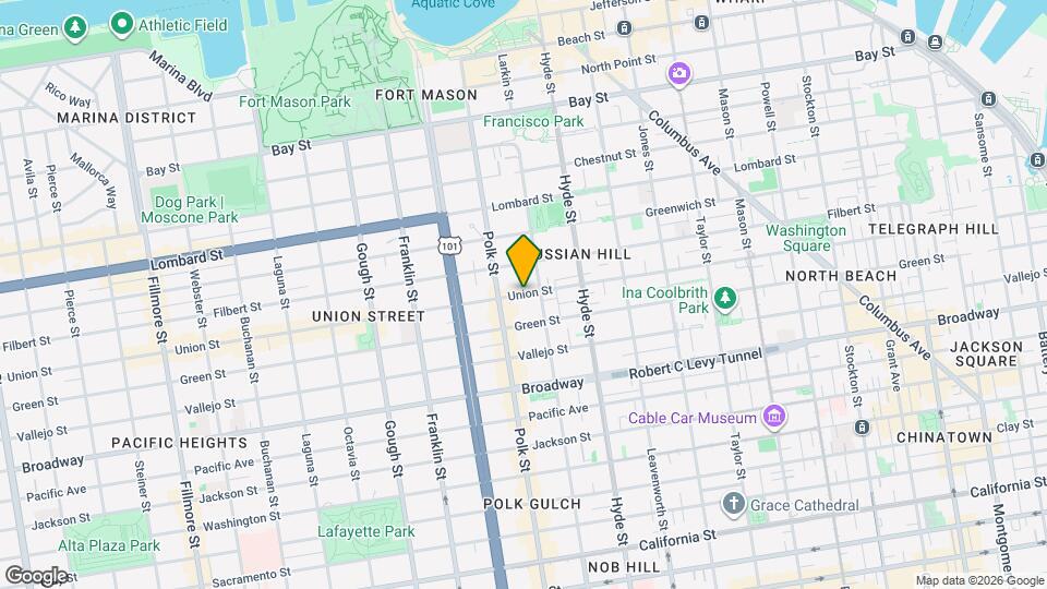 1340 Union St Mapa y Detalles de la Ubicación