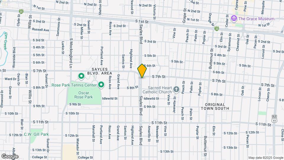 709 Sayles Blvd Map and Location Details