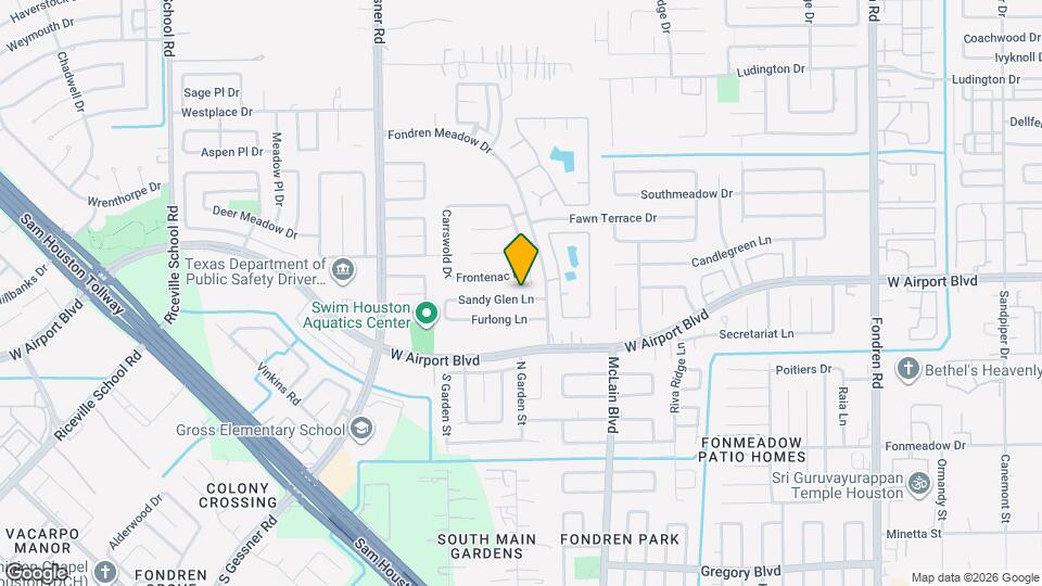 8122 Sandy Glen Ln Map and Location Details