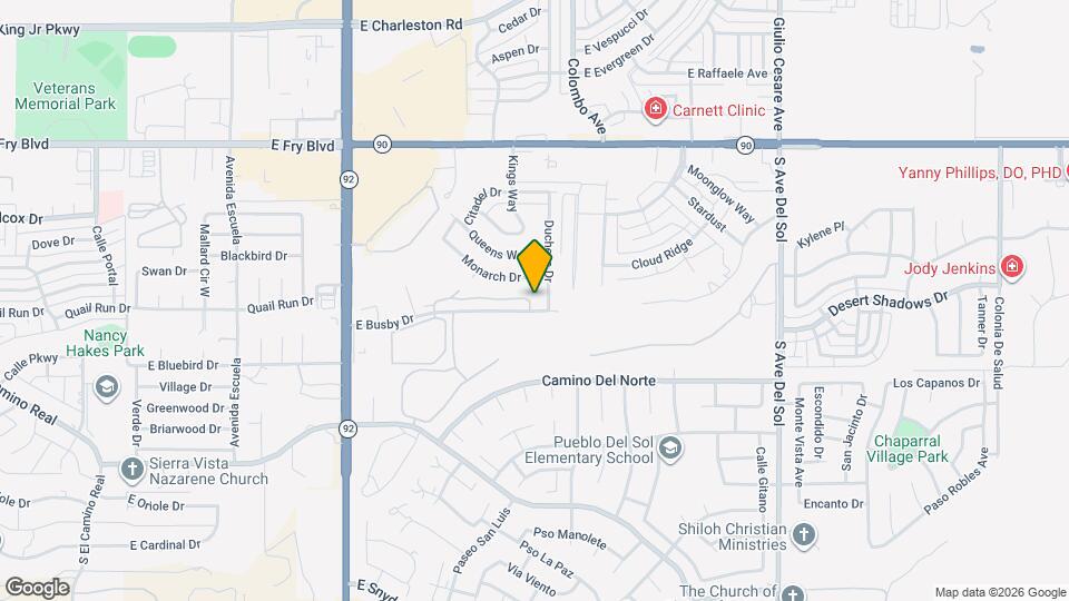 4669 Desert Springs Trail Map and Location Details