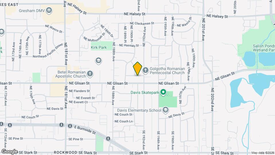 19120 NE Hoyt St Map and Location Details