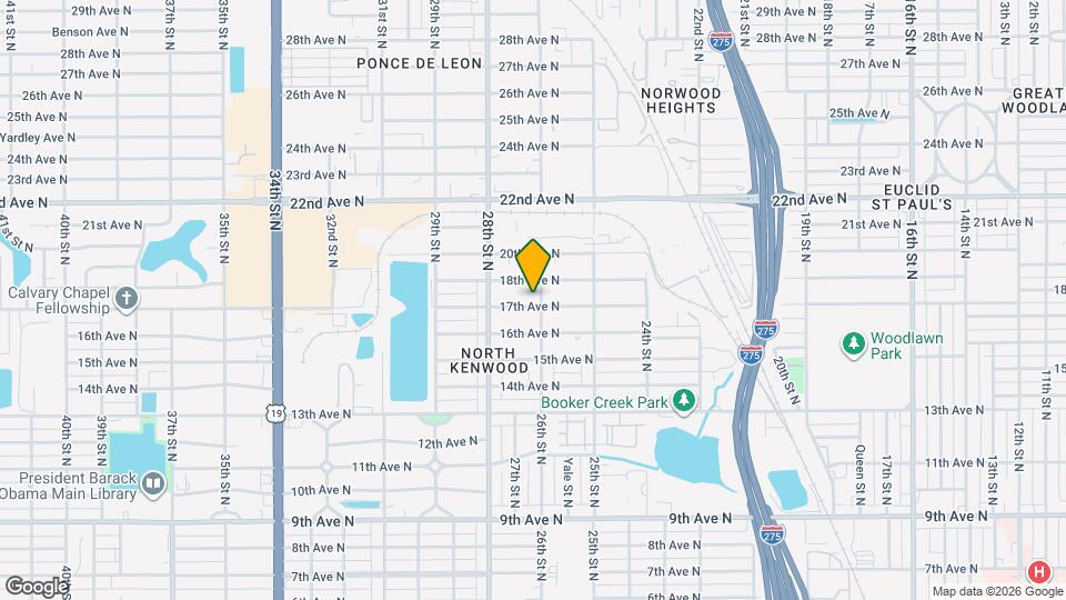 2611 17th Ave N Map and Location Details