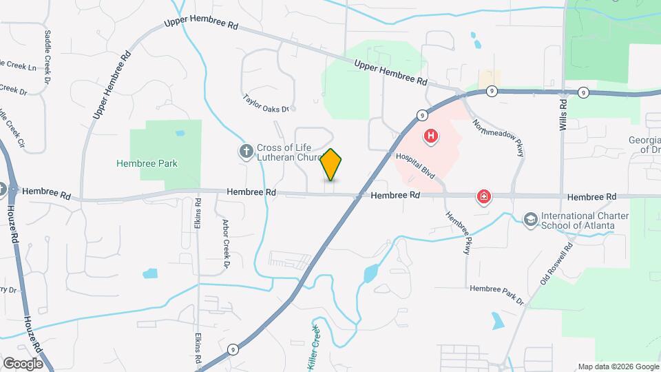 200-206 Hembree Park Ter Mapa y Detalles de la Ubicación