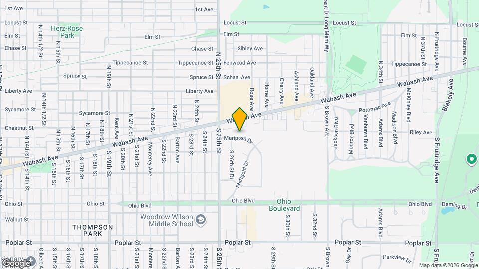 2616 Mariposa Dr Map and Location Details