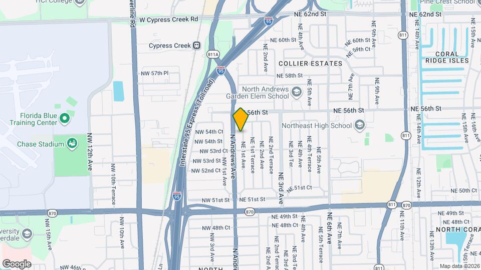 5425 NE 1st Ave. Map and Location Details