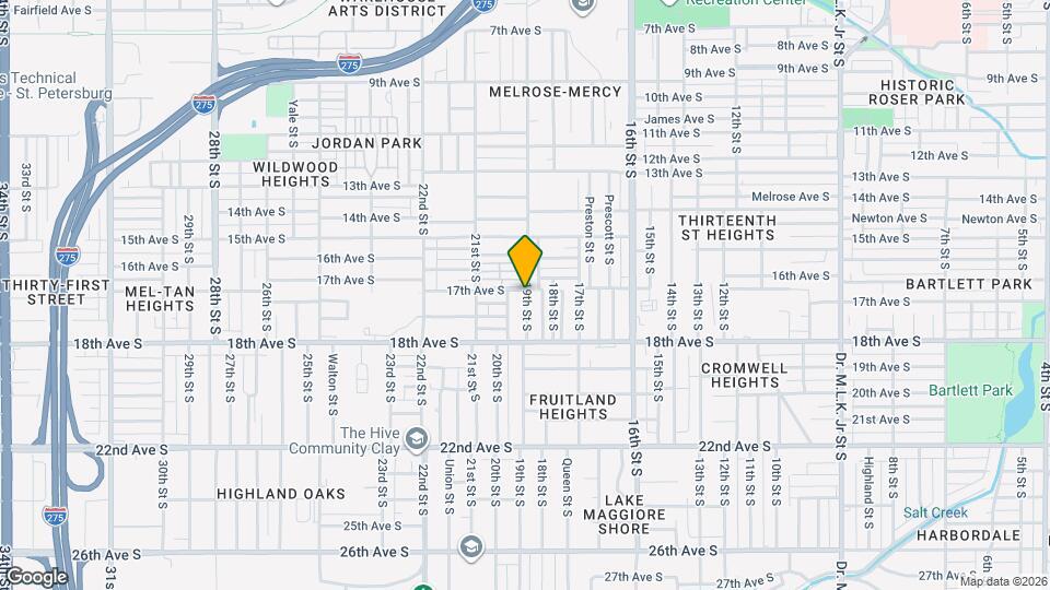 1705 19th St S Map and Location Details