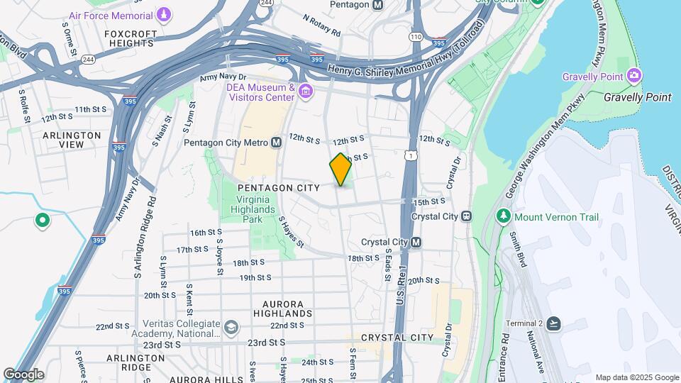 1405 S Fern St Map and Location Details