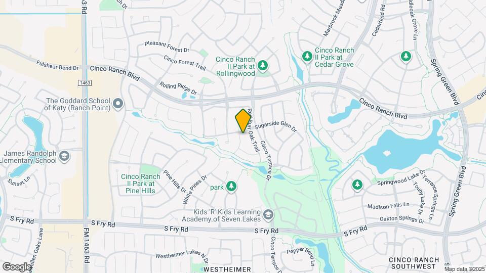 5207 Red Oak Valley Dr Map and Location Details