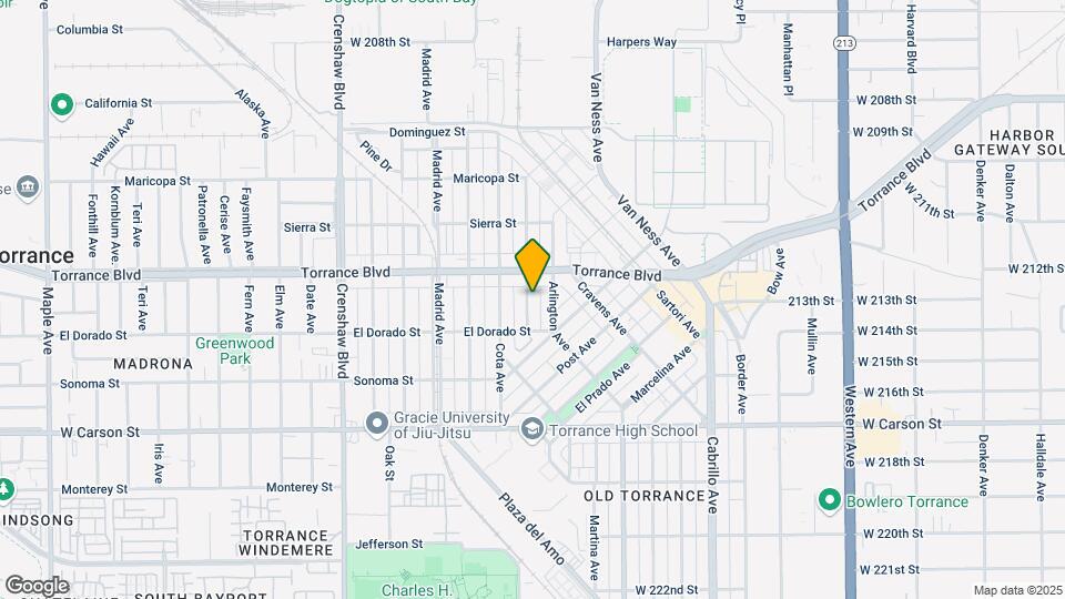 1230 Portola Ave Map and Location Details