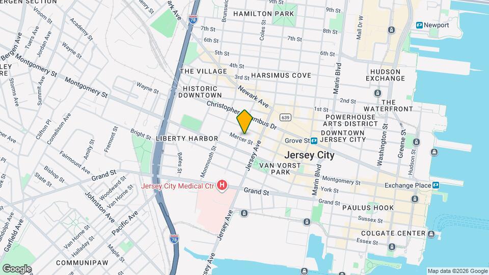 136 Mercer St Map and Location Details