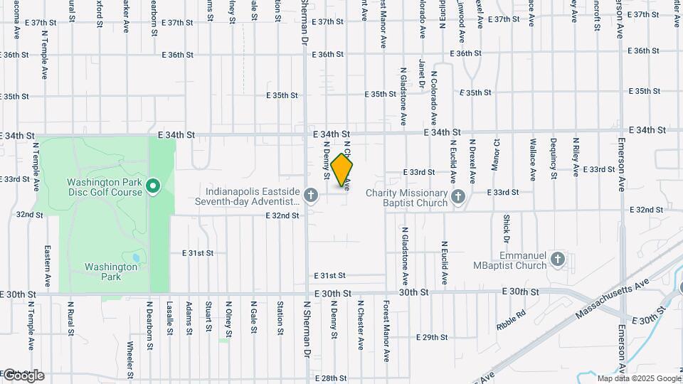 3302 N Chester Ave Map and Location Details