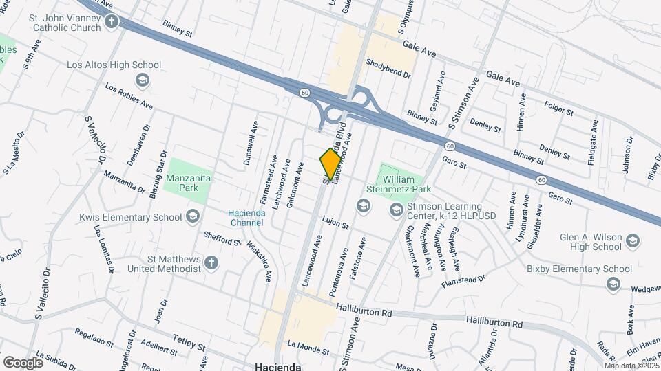 1527 Lancewood Ave Map and Location Details