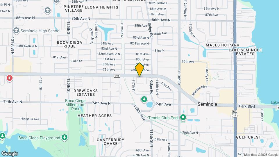 11700 Park Blvd, Unit 104 Map and Location Details