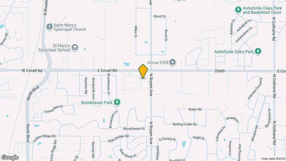 2600 Woods Edge Dr Map and Location Details