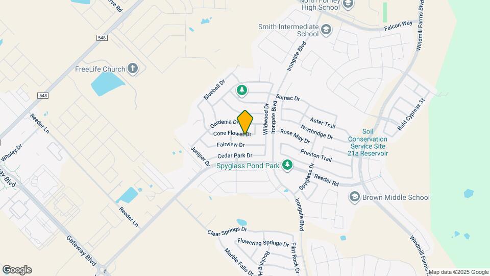 2012 Cone Flower Dr Map and Location Details