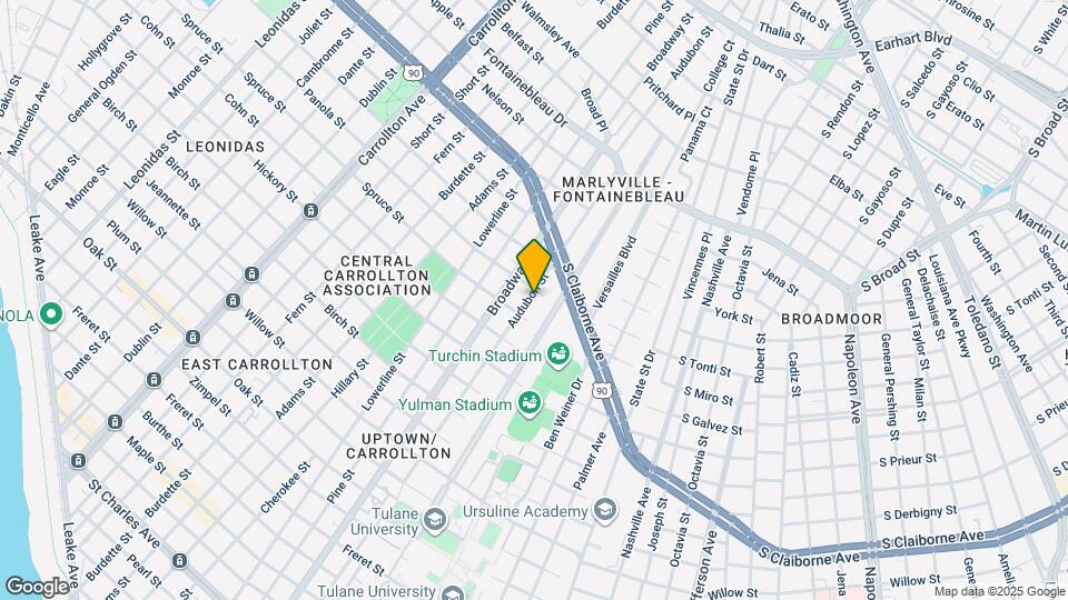 2033 Audubon St Map and Location Details