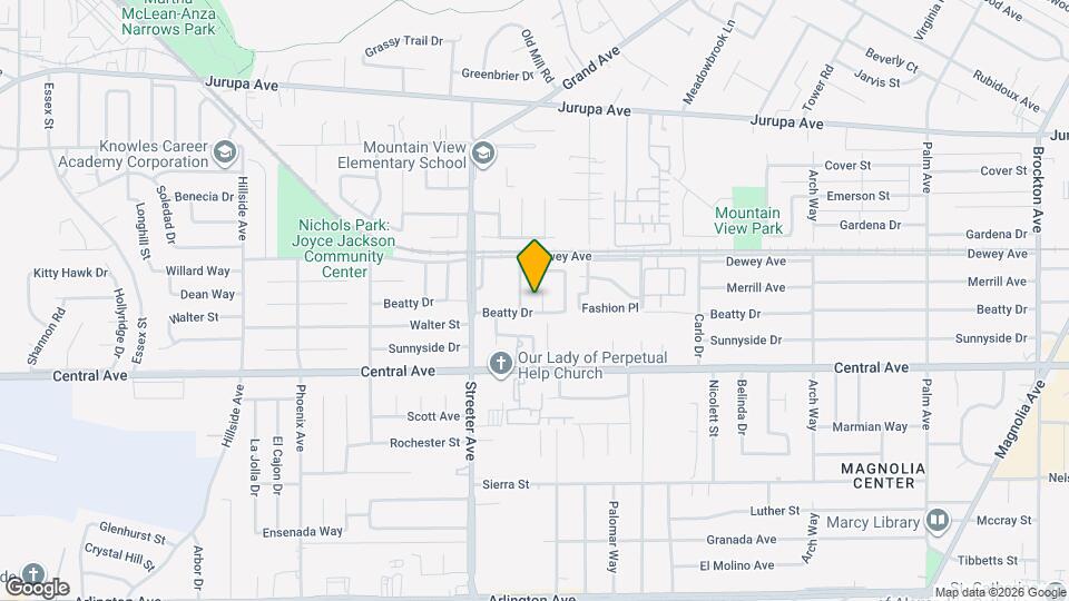 6485 Clovis Pl Map and Location Details