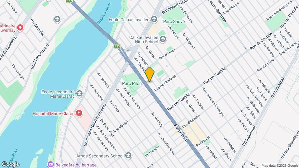 11163 Pie IX Boul Map and Location Details