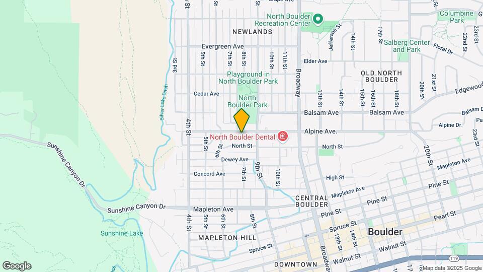 760 Alpine Ave Map and Location Details