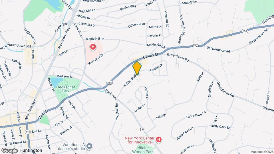 70 N Woodhull Rd Map and Location Details