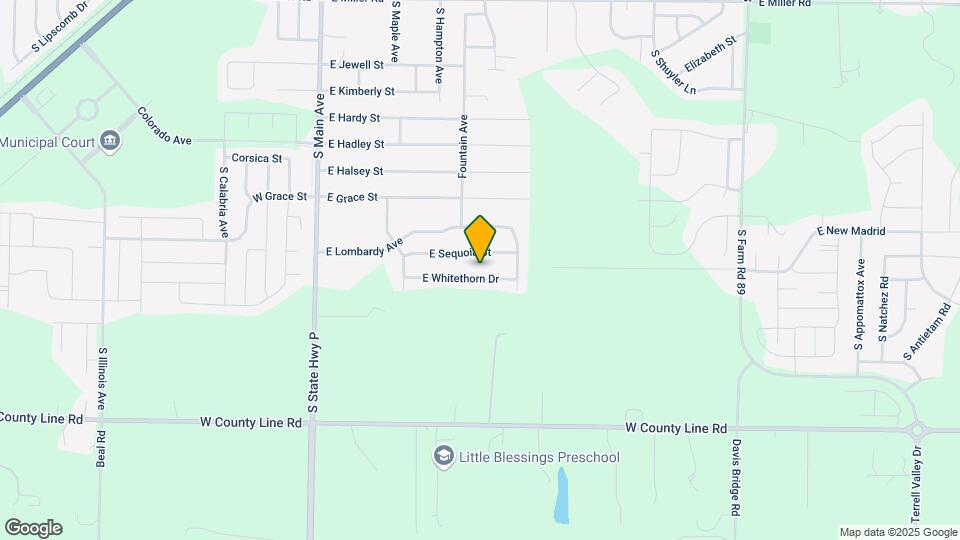 485 E Whitethorn Dr Map and Location Details