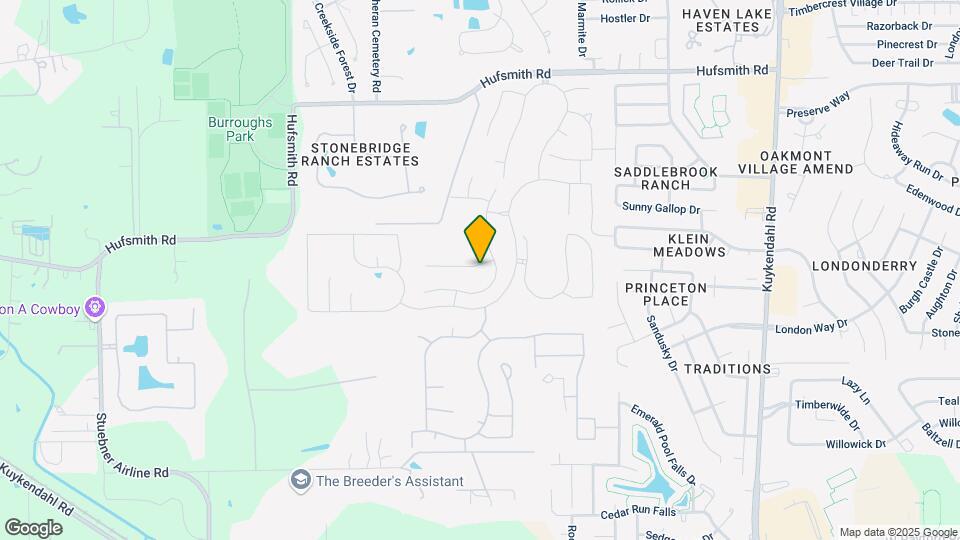 9311 Stablewood Lakes Ln Map and Location Details