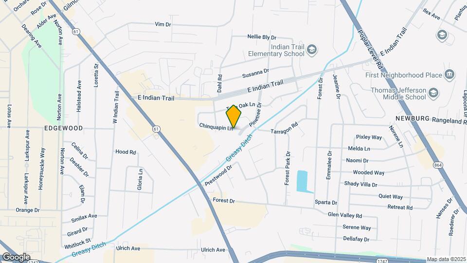 3310 Chinquapin Ln Map and Location Details